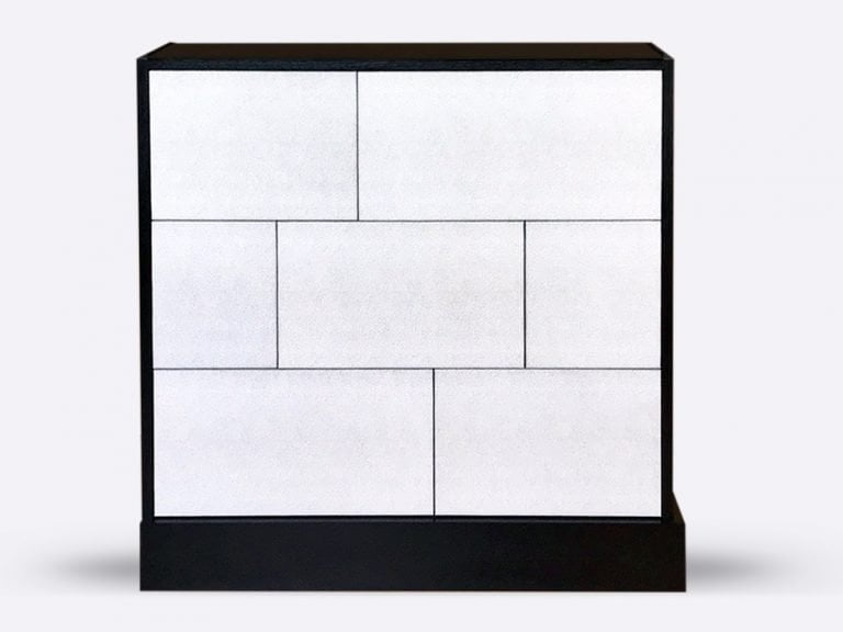 Snake skin drawer fronts cabinet