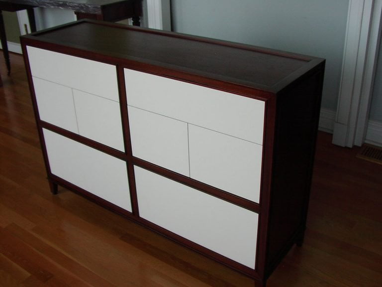 image of Mahogany and Laquer Credenz