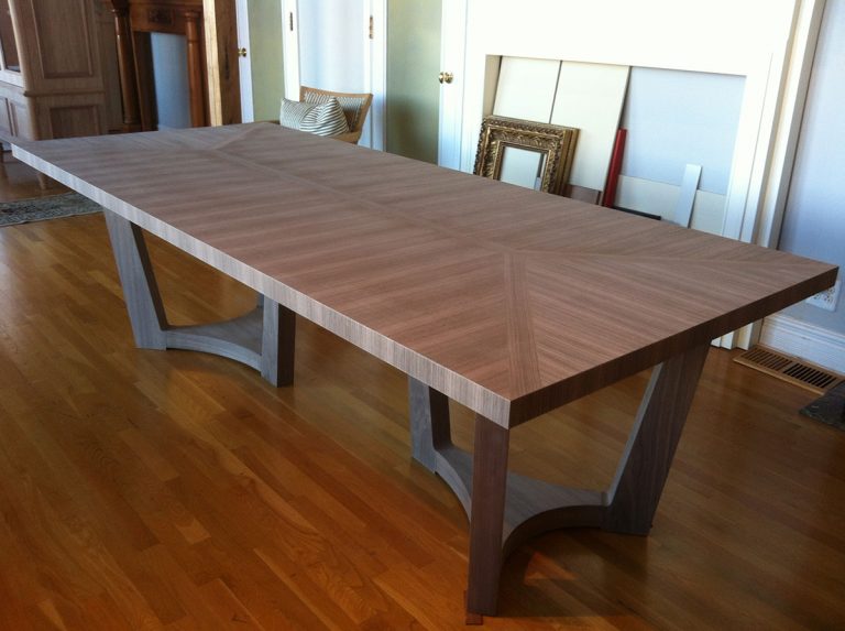 image of custom built dining table